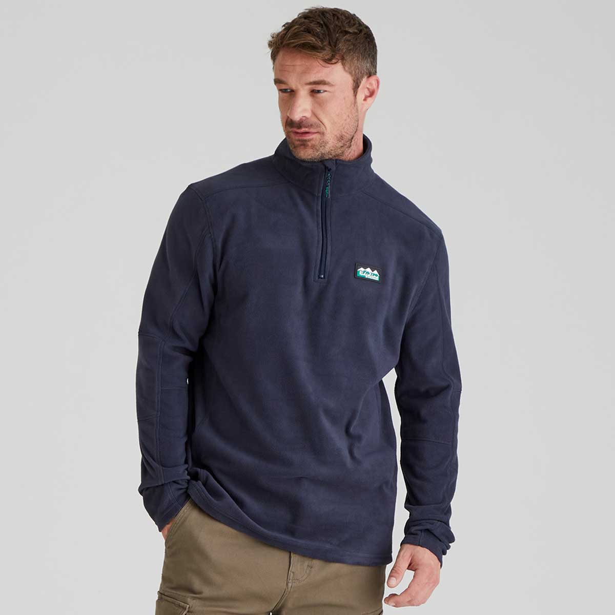 Ridgeline Narvik Men's Fleece Pullover - Navy