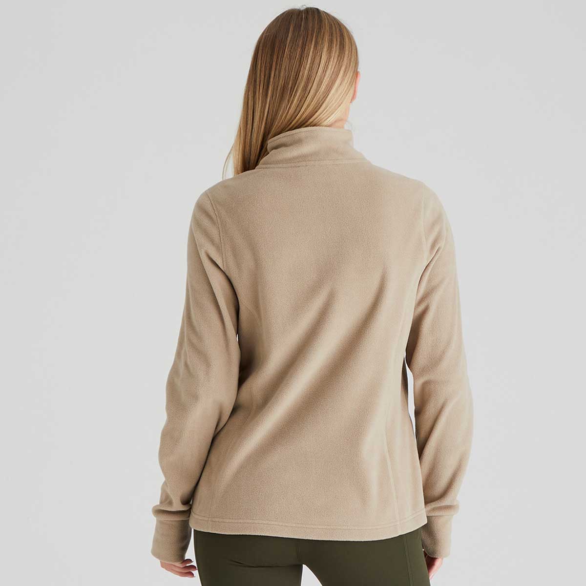 Ridgeline Narvik Women's Fleece Pullover - Roasted Cashew - Rear