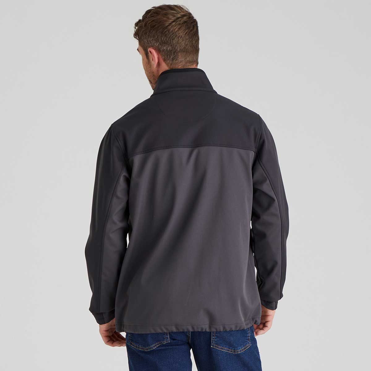 Ridgeline Ranger 24 Men's Softshell Jacket - Shale - Rear
