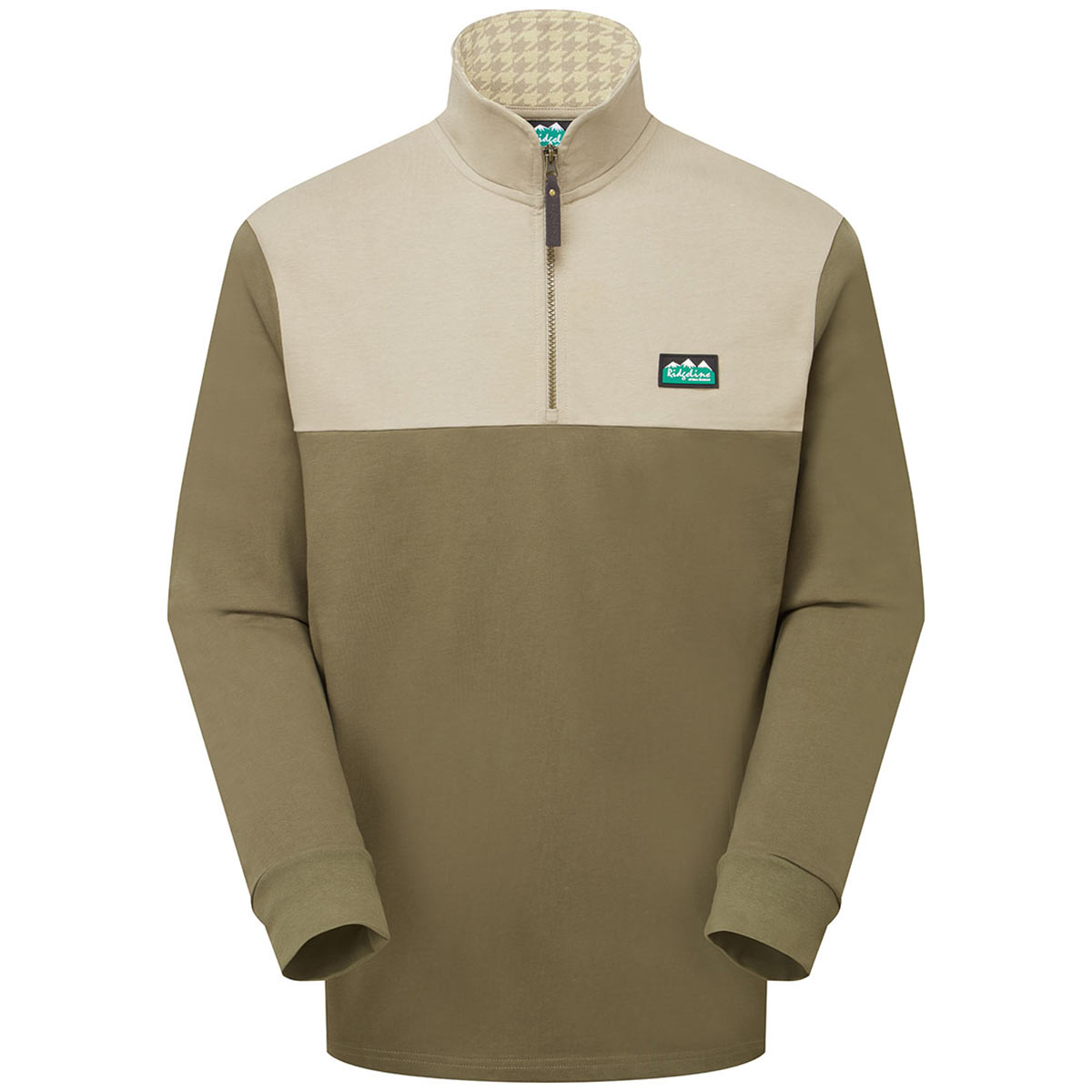 Ridgeline Salthouse Zip Top - Ivy Green