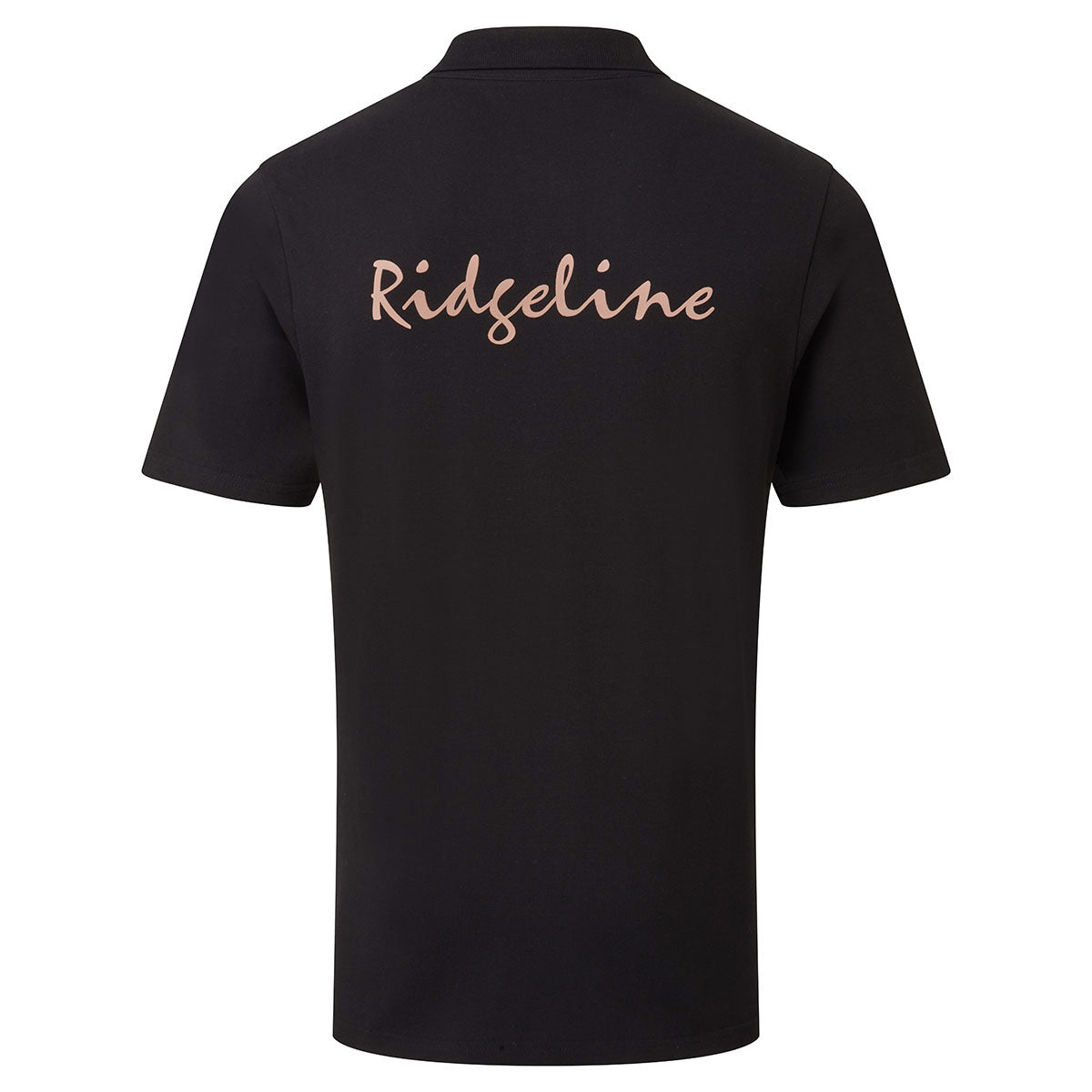 Ridgeline Signature Polo Shirt - Black - Rear