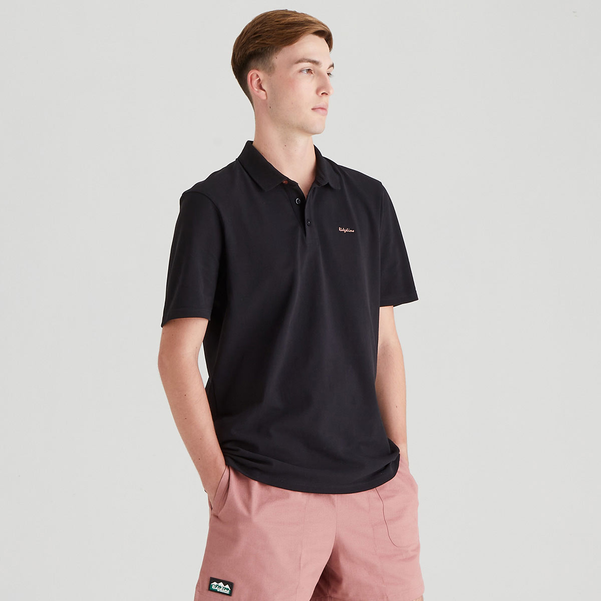 Ridgeline Signature Polo Shirt - Black