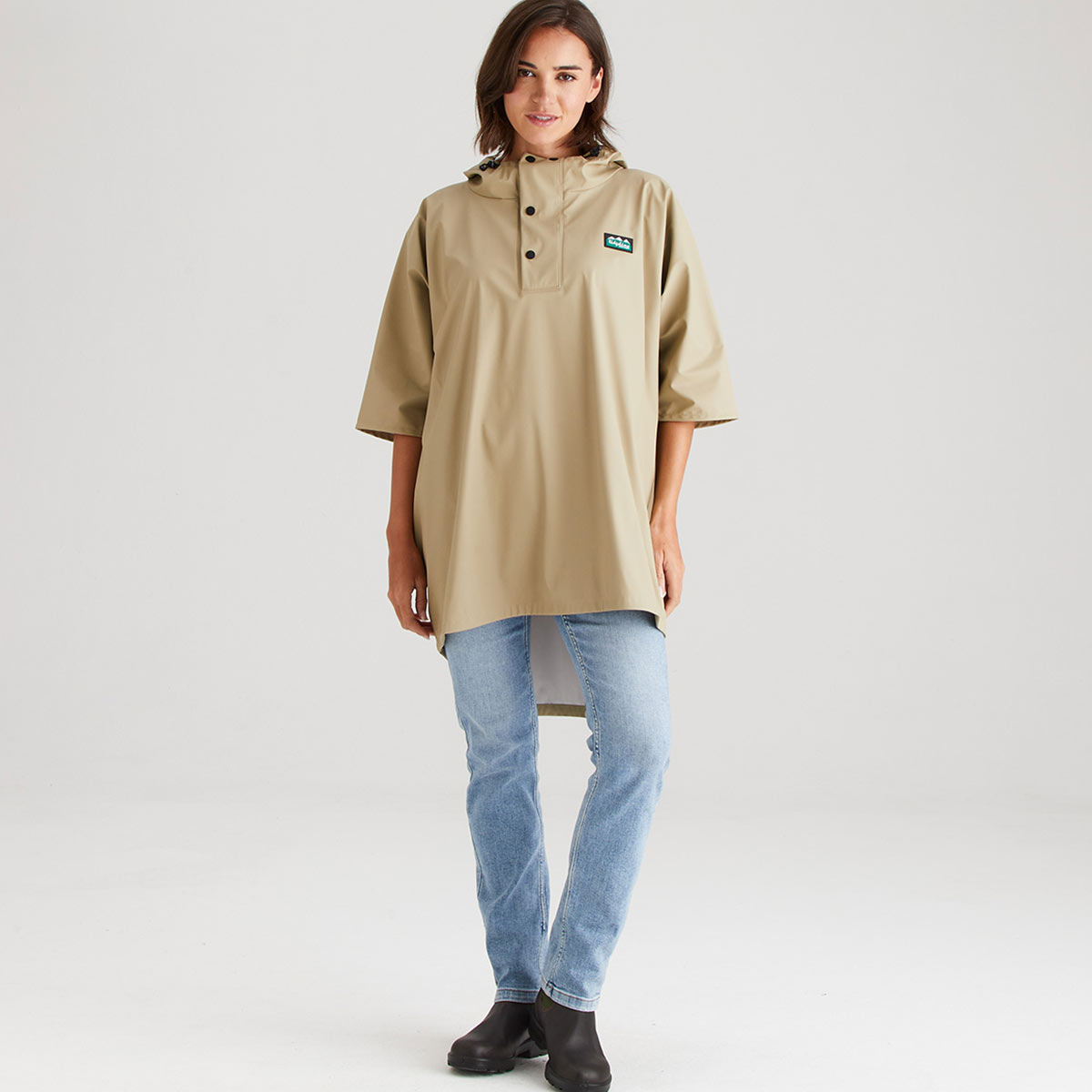 Ridgeline Signature Poncho - Eucalyptus