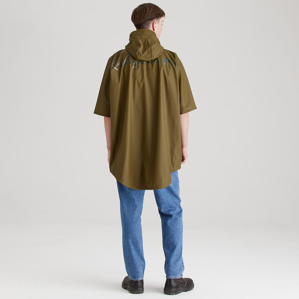 Ridgeline Signature Poncho - Teak - Rear