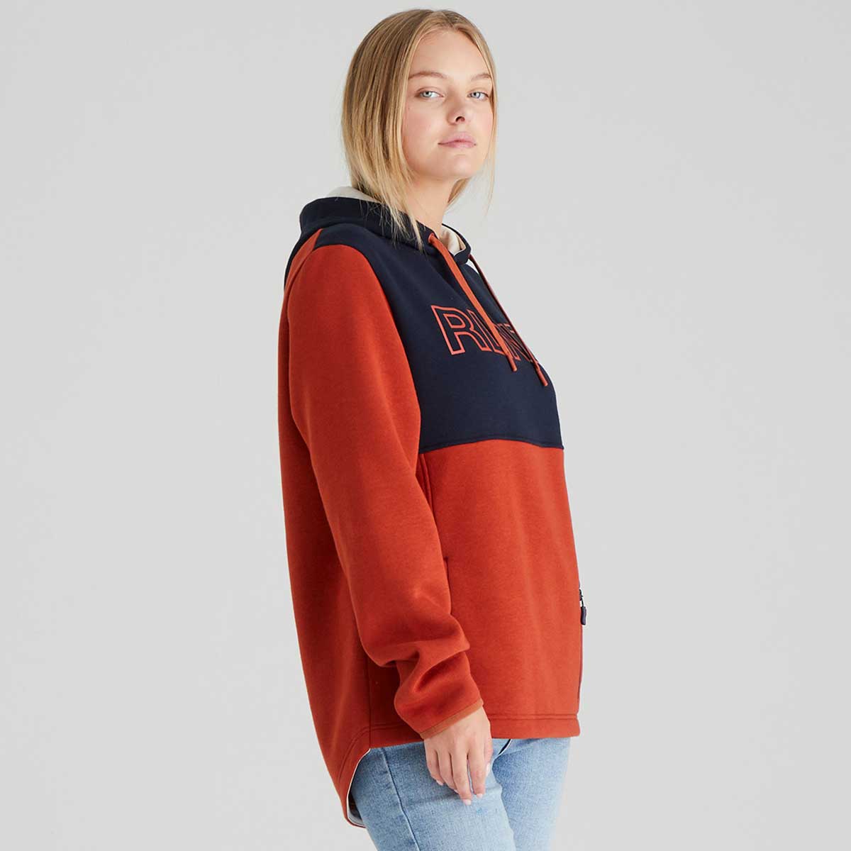 Ridgeline South Island Womens Hoodie - Russet - Side