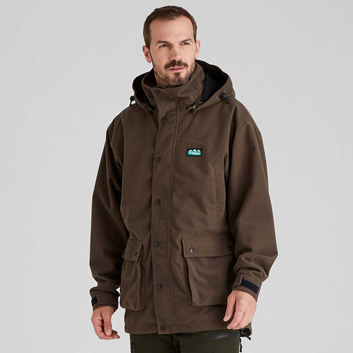 Ridgeline Torrent Mens Jacket - Bark