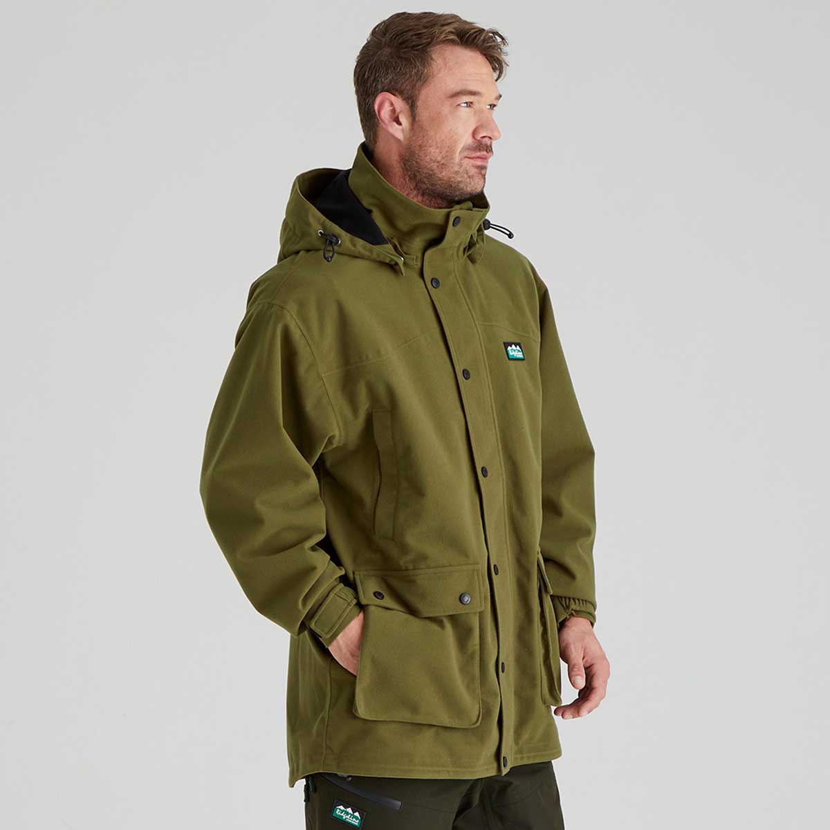 Ridgeline Torrent Mens Jacket - Teak - Side View