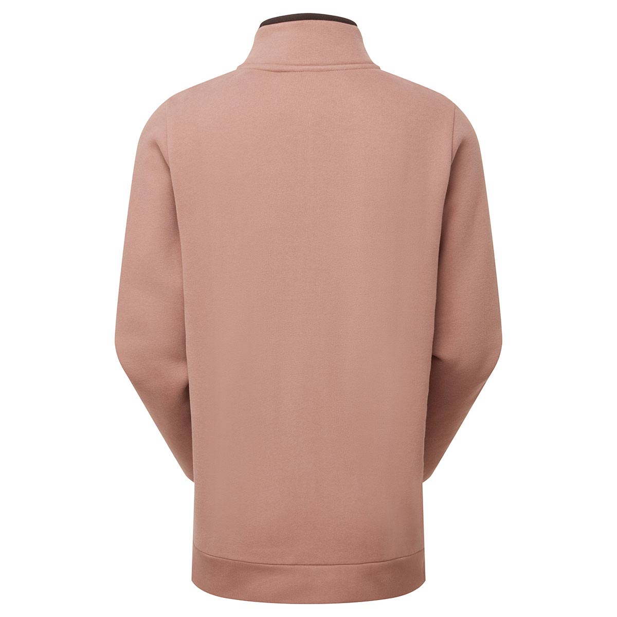 Ridgeline Women's Brancaster 1/4 Zip Top - Dusky Pink - Rear