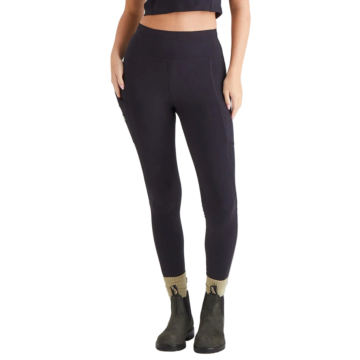 Ridgeline Women's Infinity Leggings - Black Print