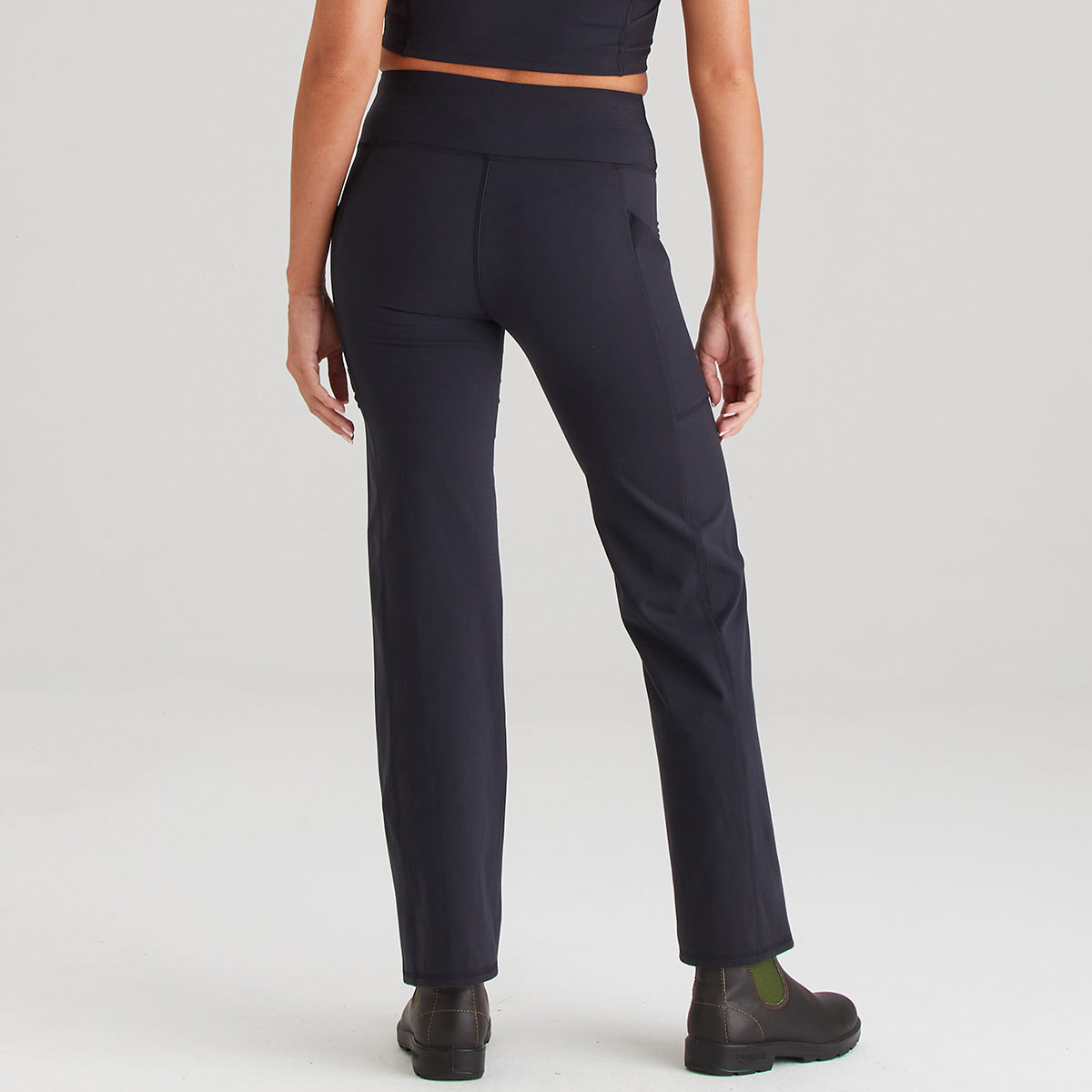 Ridgeline Women's Infinity Straight Leg Leggings - Black - Rear