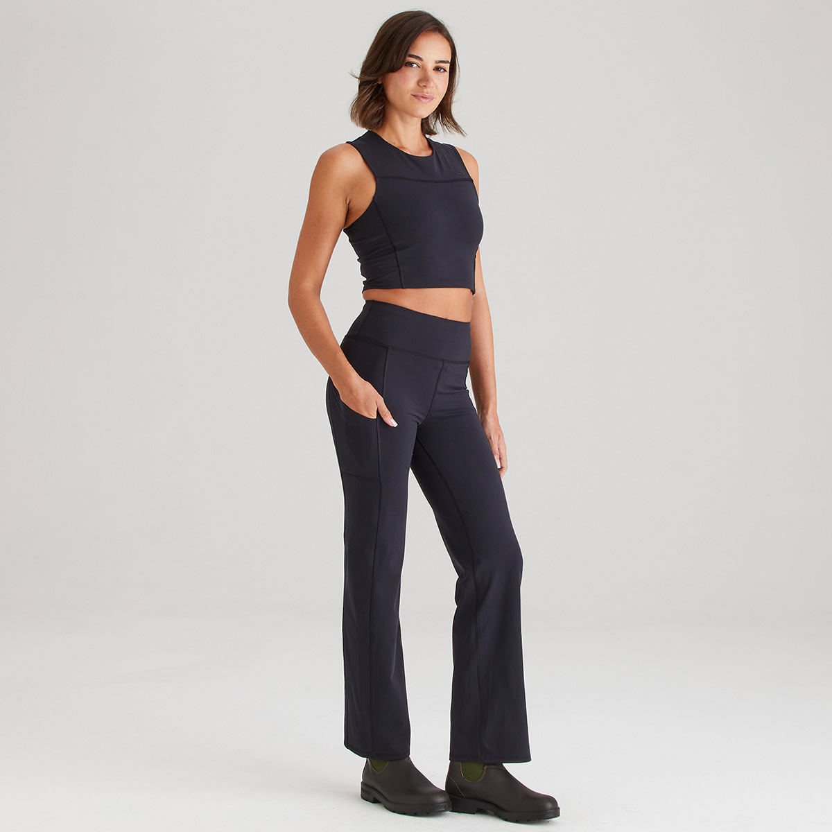 Ridgeline Women's Infinity Straight Leg Leggings - Black