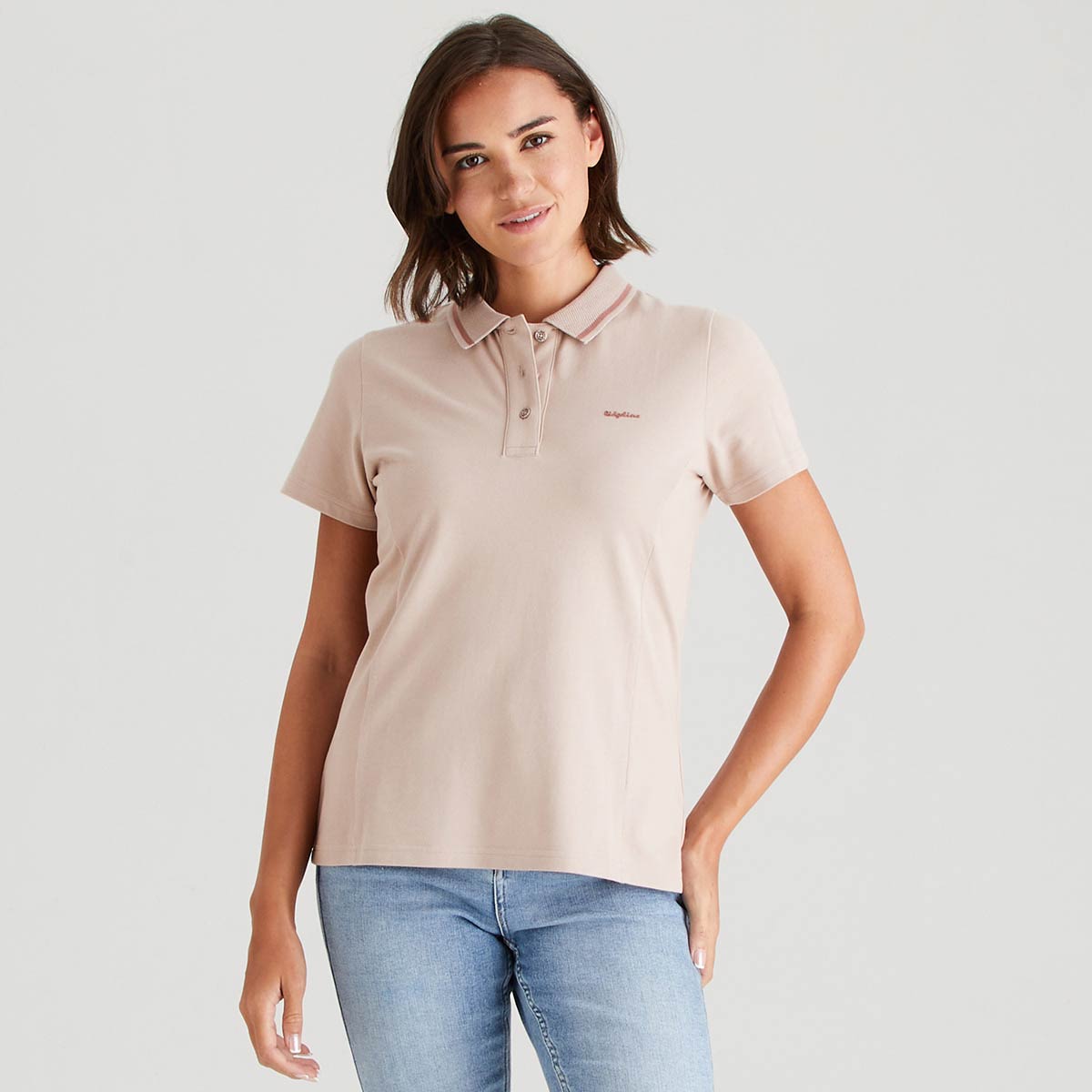 Ridgeline Women's Kilworth Polo Top - Blush