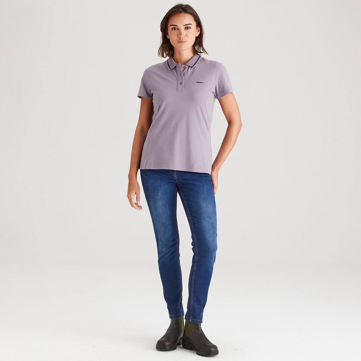 Ridgeline Women's Kilworth Polo Top - Lilac