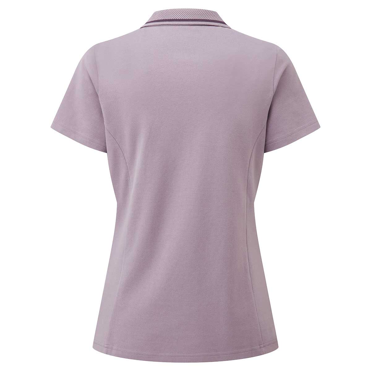 Ridgeline Women's Kilworth Polo Top - Lilac - Rear