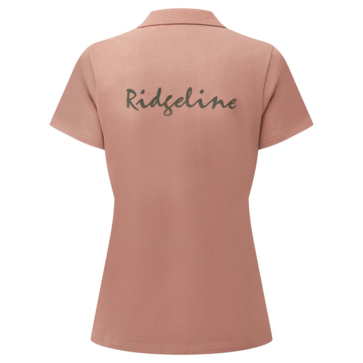 Ridgeline Women's Signature Polo Shirt - Dusky Pink - Rear