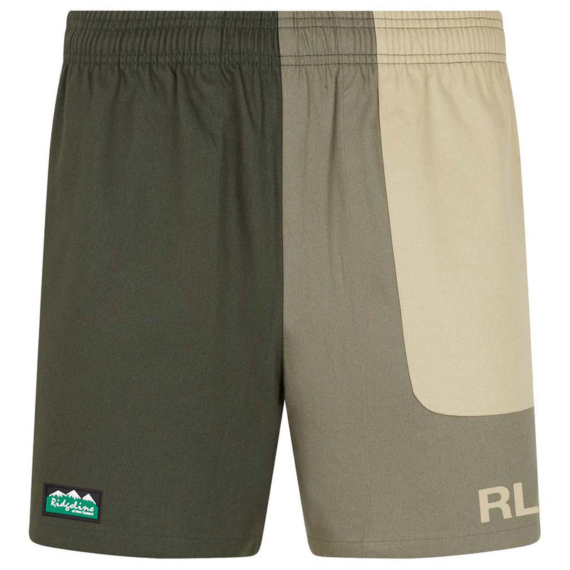 Ridgeline Backslider Shorts - Olive Multi - Front