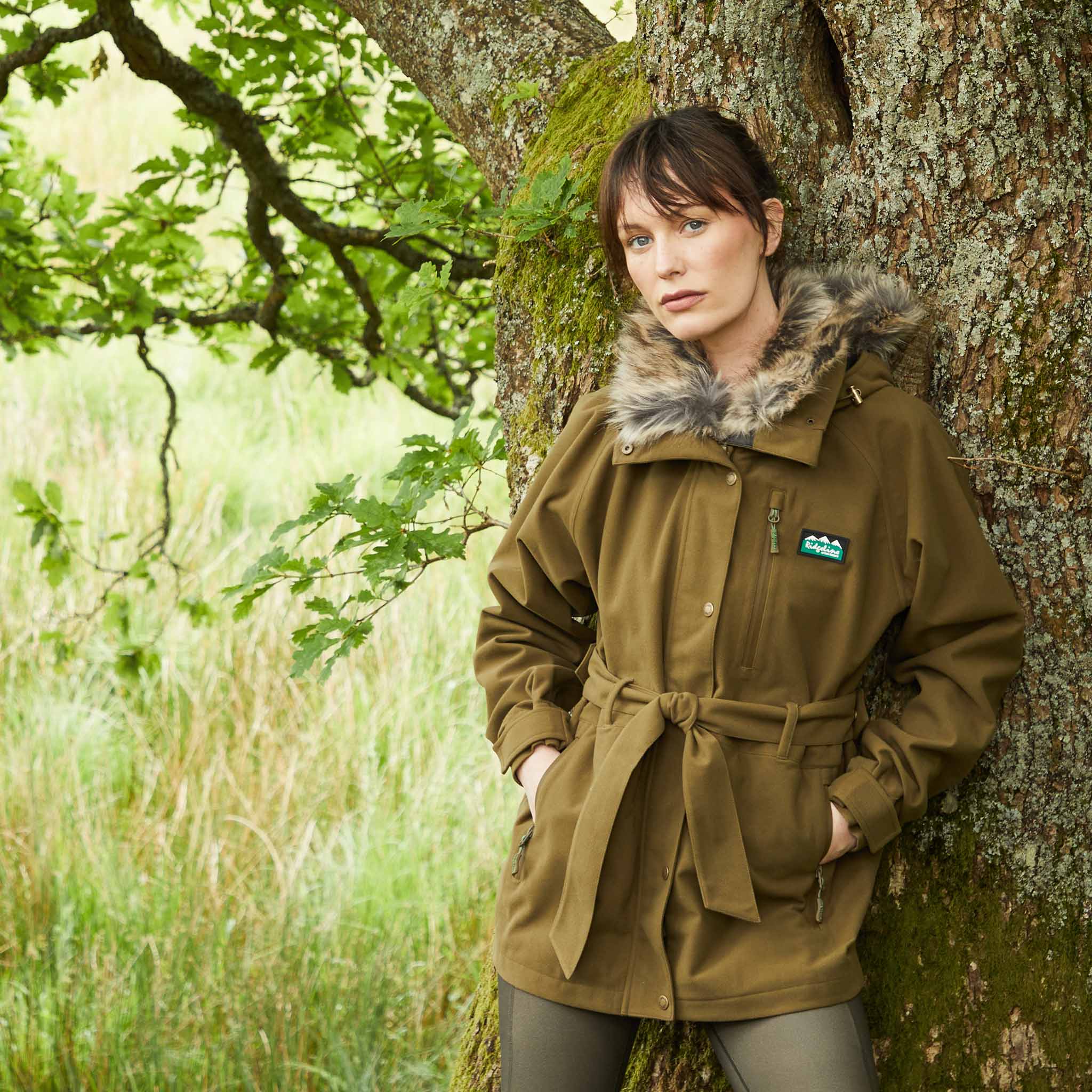 Ridgeline Ladies Jacket in Monsoon Nordic style - Teak lifestyle