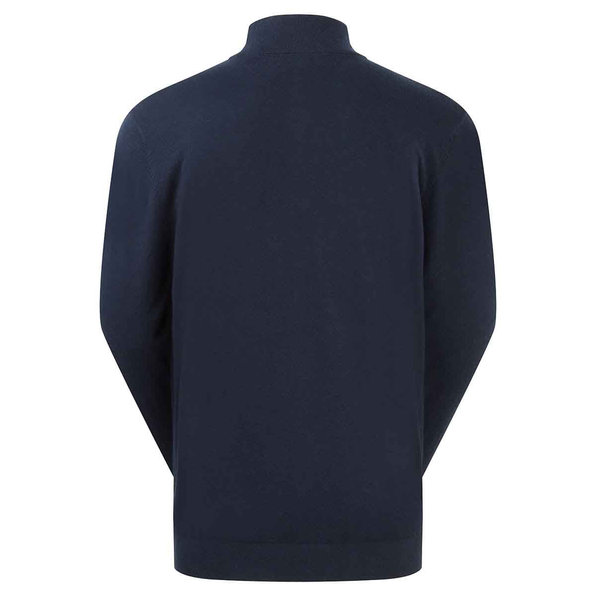 Ridgeline Men's Hartland 1/4 Zip Neck Jumper - Navy Rear