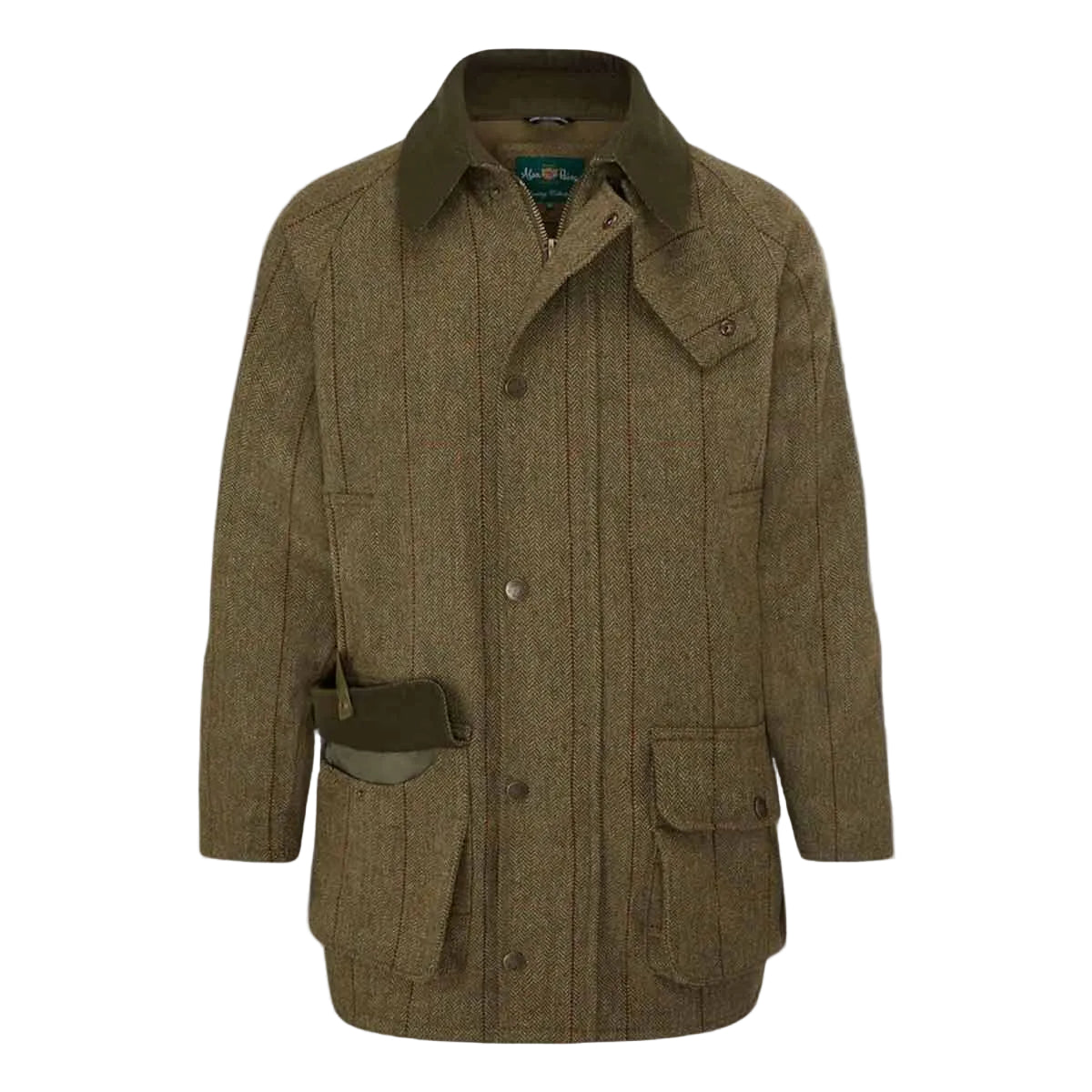 Rutland Men's Tweed Waterproof Shooting Coat - Oakley