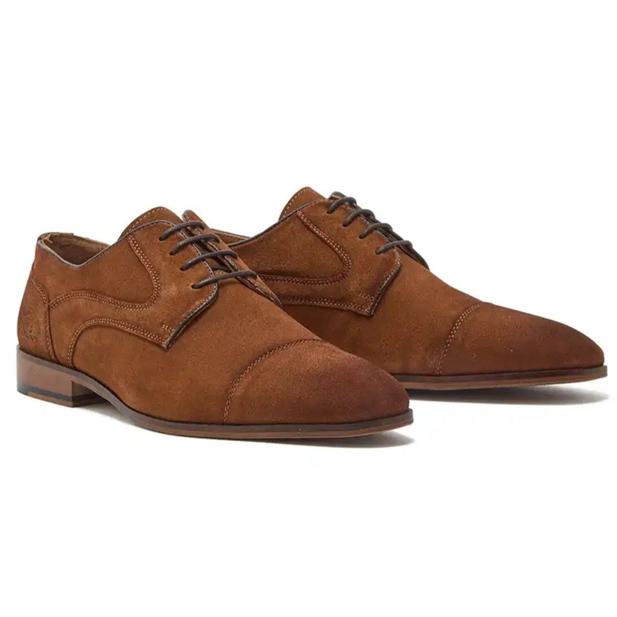 Chatham Bude Premium Suede Brogues- Tan