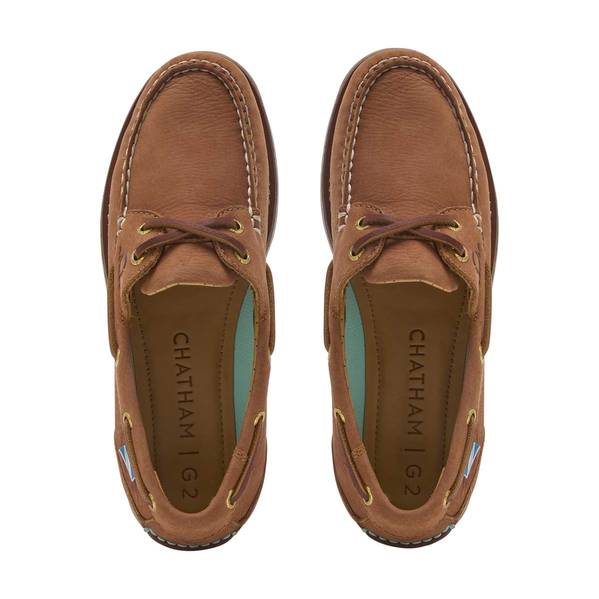 Chatham Lyme Lady G2 Deck Shoes - Tan - Above