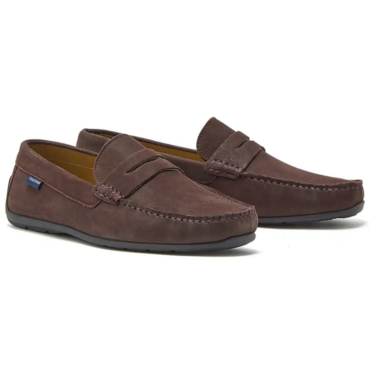 Chatham Penzance Men's Mocassins- Dark Brown
