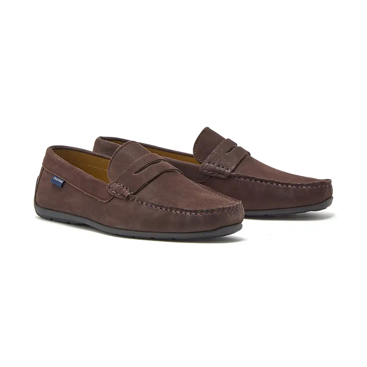Chatham Penzance Men's Mocassins- Dark Brown