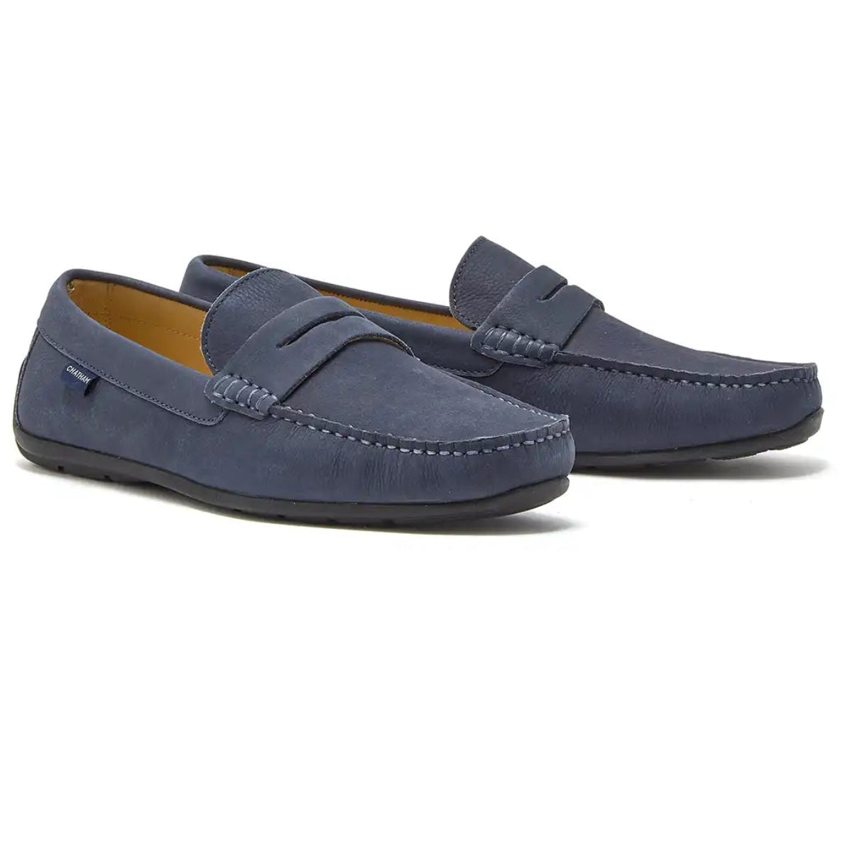 Chatham Penzance Men's Mocassins- Navy