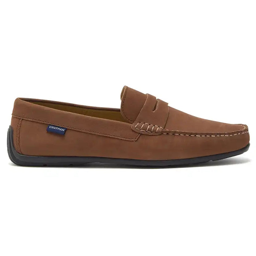 Chatham Penzance Men's Mocassins- Tan- Right side view
