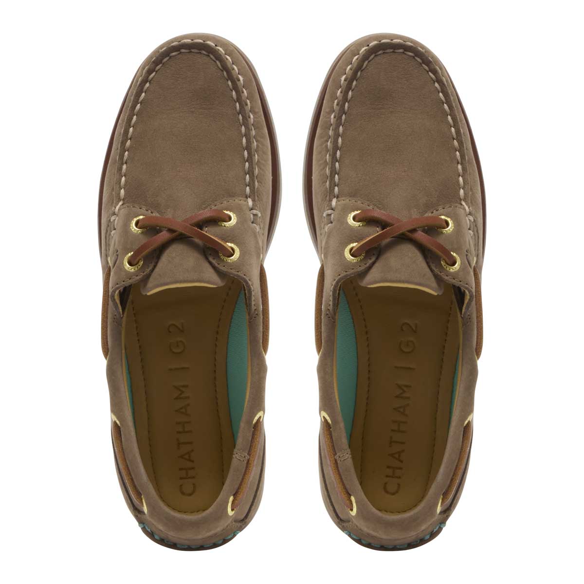 Chatham Lyme Lady G2 Deck Shoes - Fossil - Above
