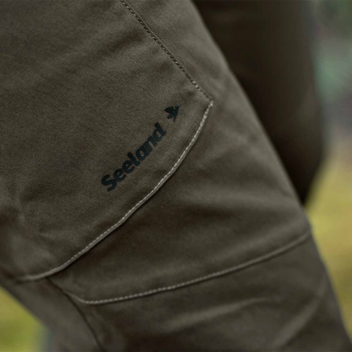 Seeland Ash Outdoor Trousers - Pine Green - Detail