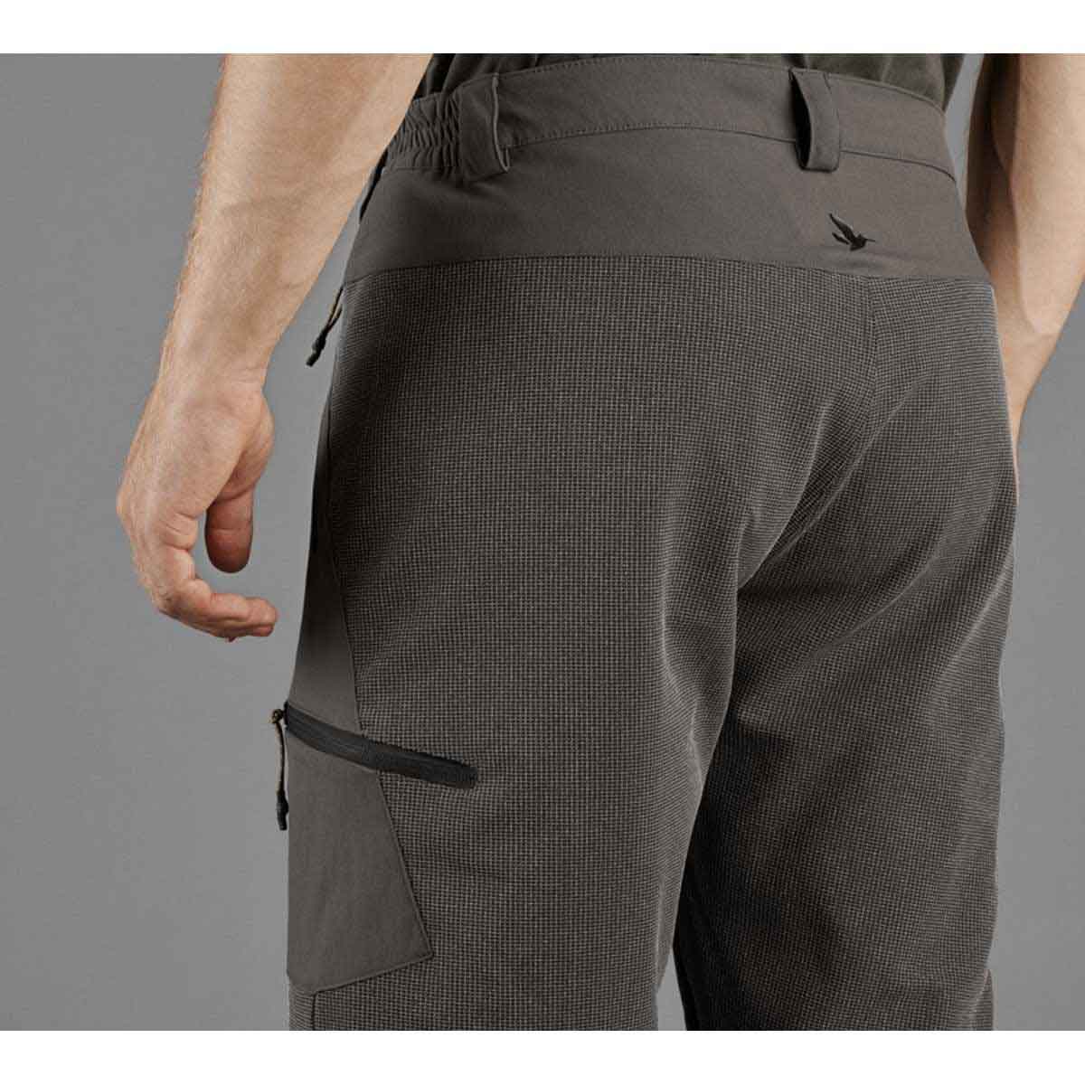 Seeland Outdoor Reinforced Trousers - raven rear