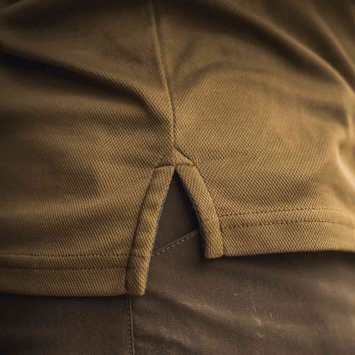 Seeland Pembroke Polo Shirt - Military Olive - Detail