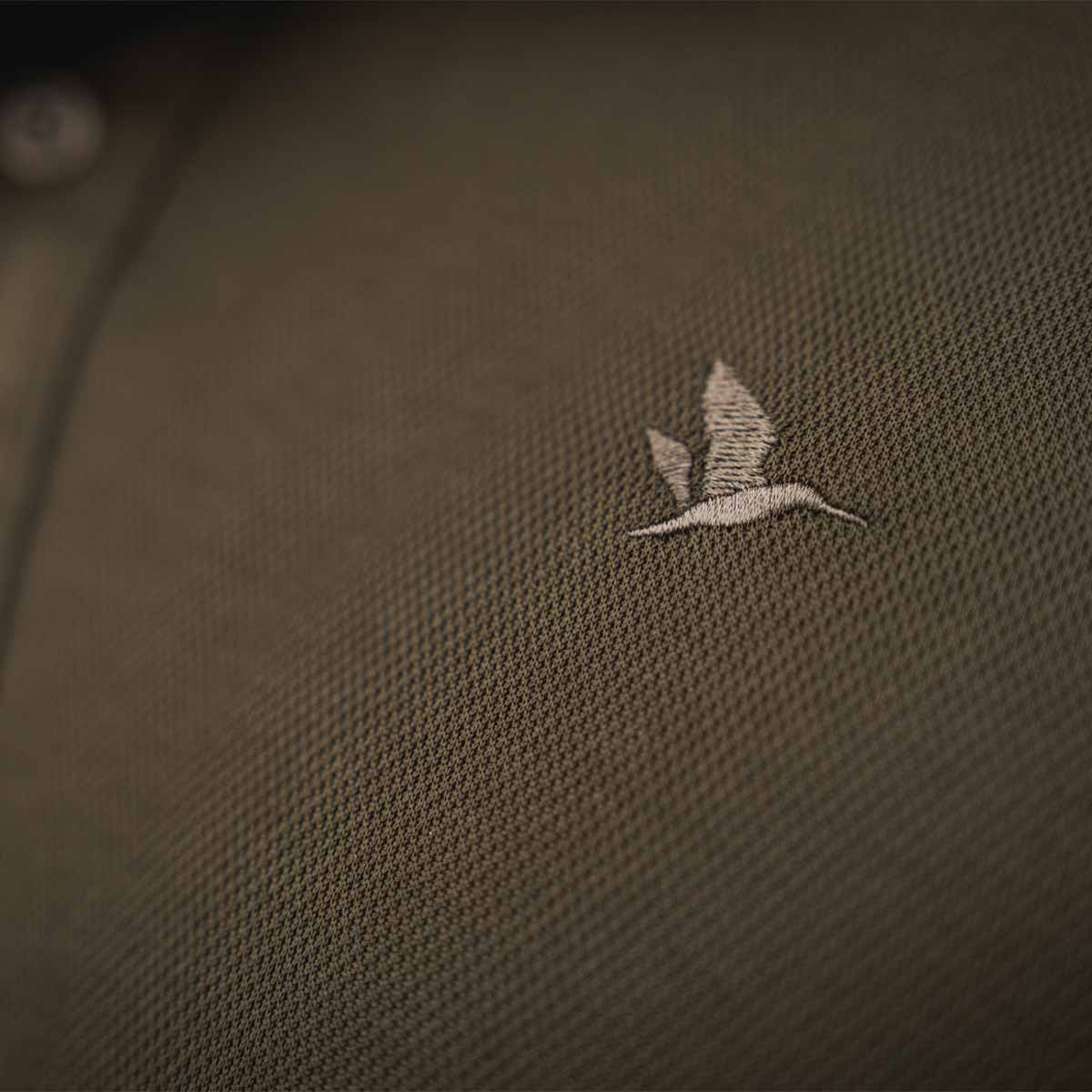 Seeland Pembroke Polo Shirt - Pine Green - Detail