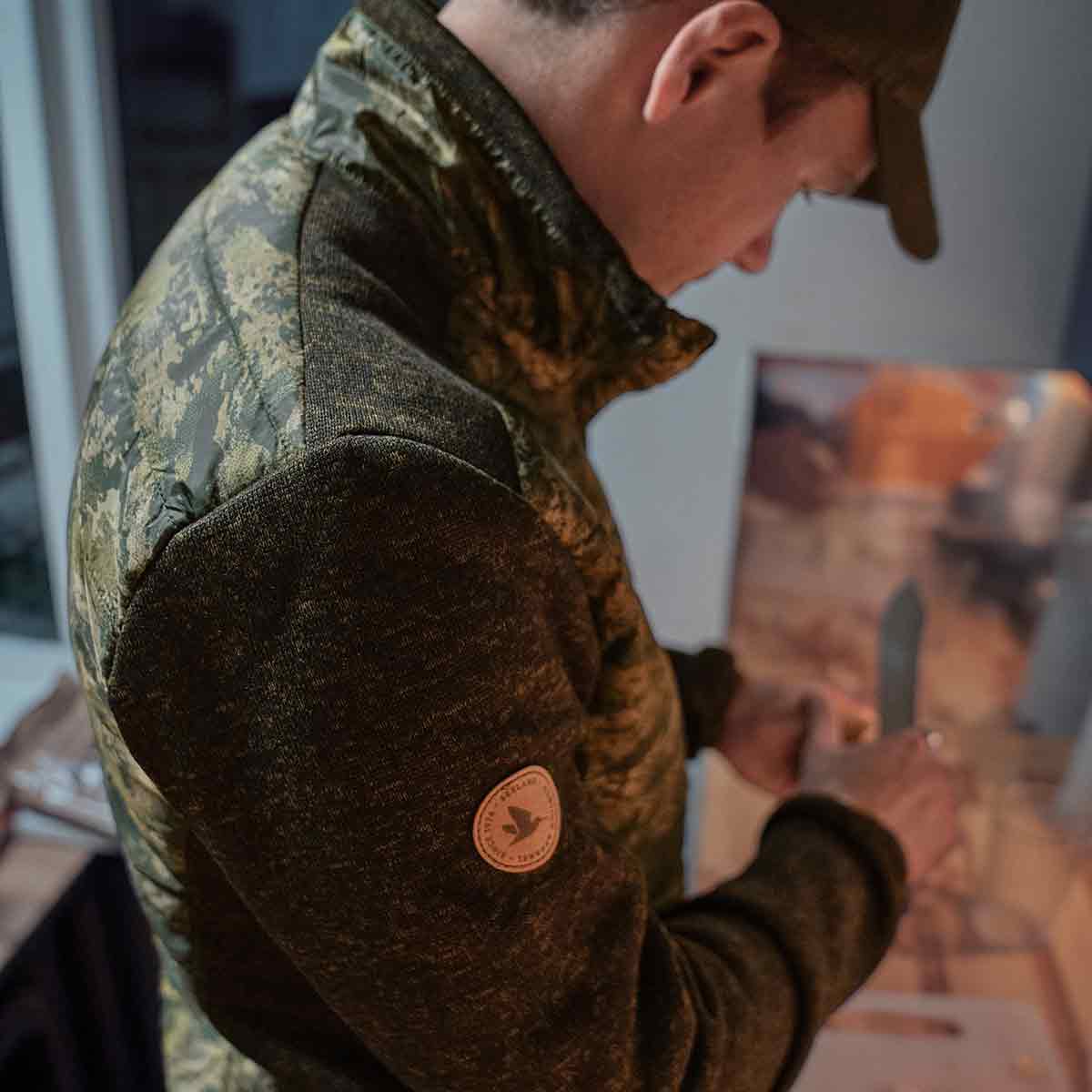 Seeland Theo Hybrid Men's Jacket Pine Green In Vis Green - lifestyle