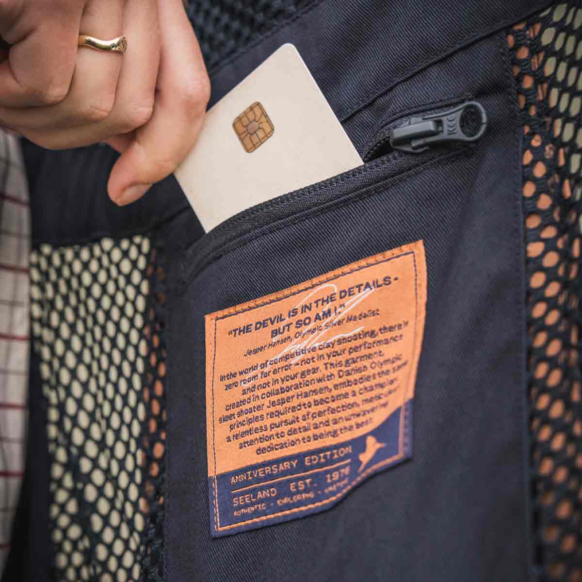 Seeland Women's Skeet Ivy Waistcoat - Limited Edition - Detail