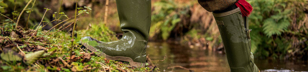 Men's and women's shooting wellies