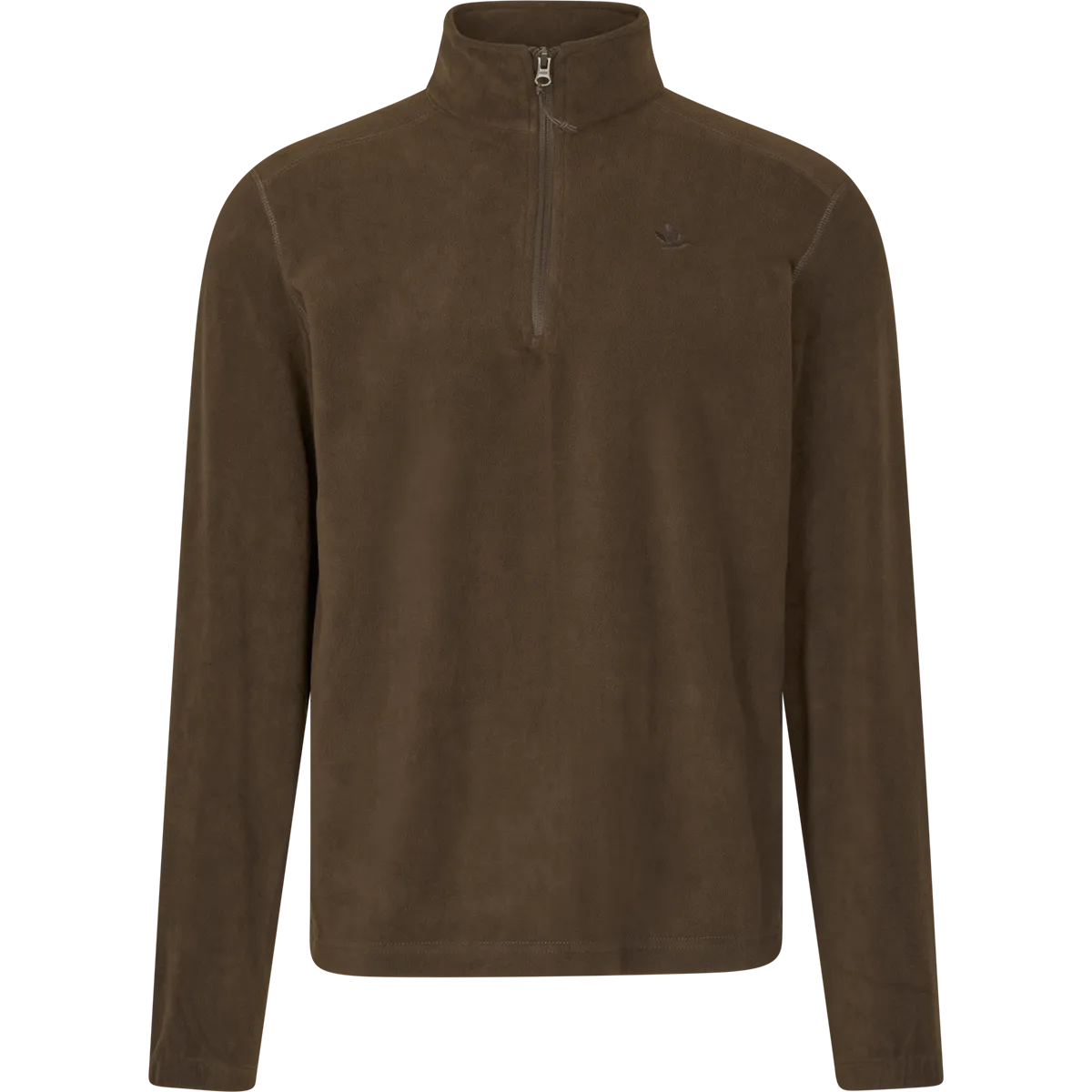 Seeland Benjamin Half Zip Fleece Pullover - Dark Brown - Front