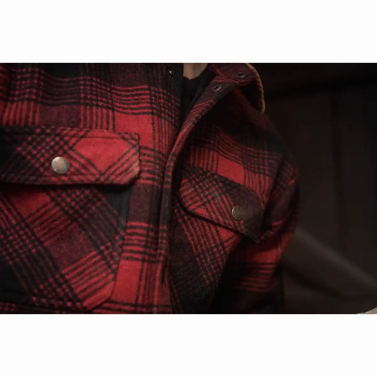 Seeland Canada Yukon Shirt - Red Check - Close Up