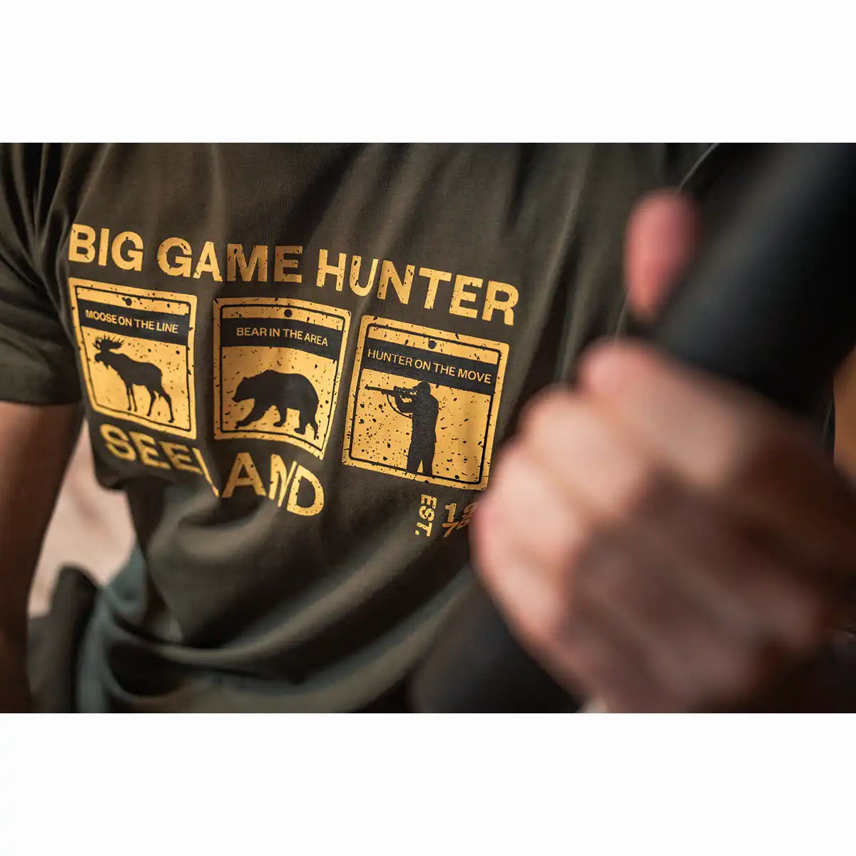 Seeland Caution T-Shirt - Logo Close Up