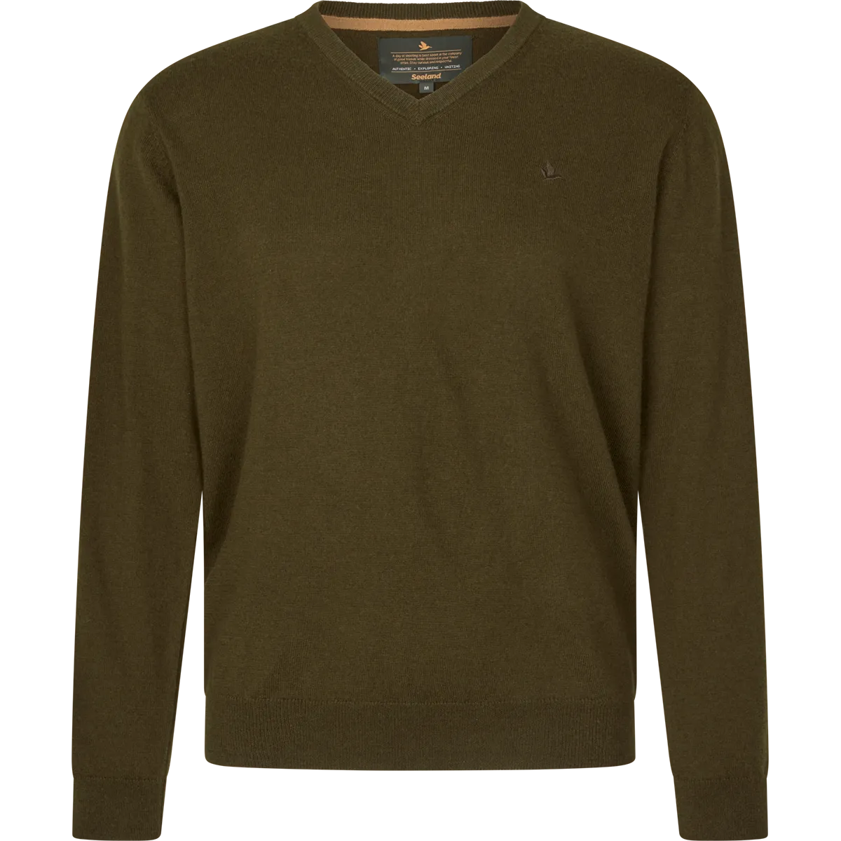 Seeland Pine V-Neck Pullover - Light Pine - Front