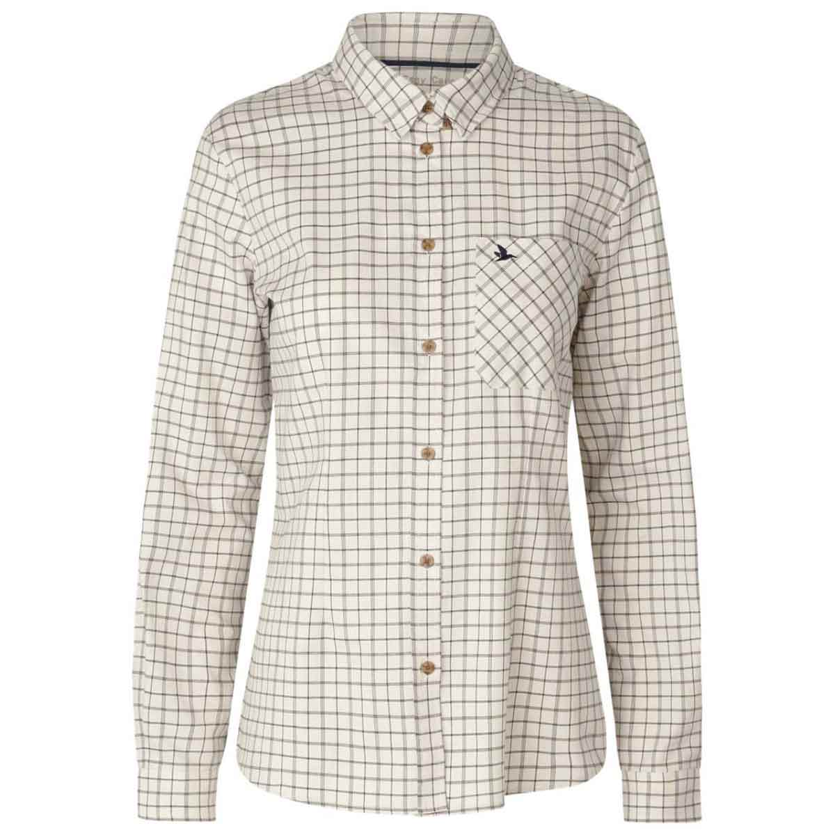 Seeland Kerry Shooting Women's Shirt - Estate Blue/Pine Green