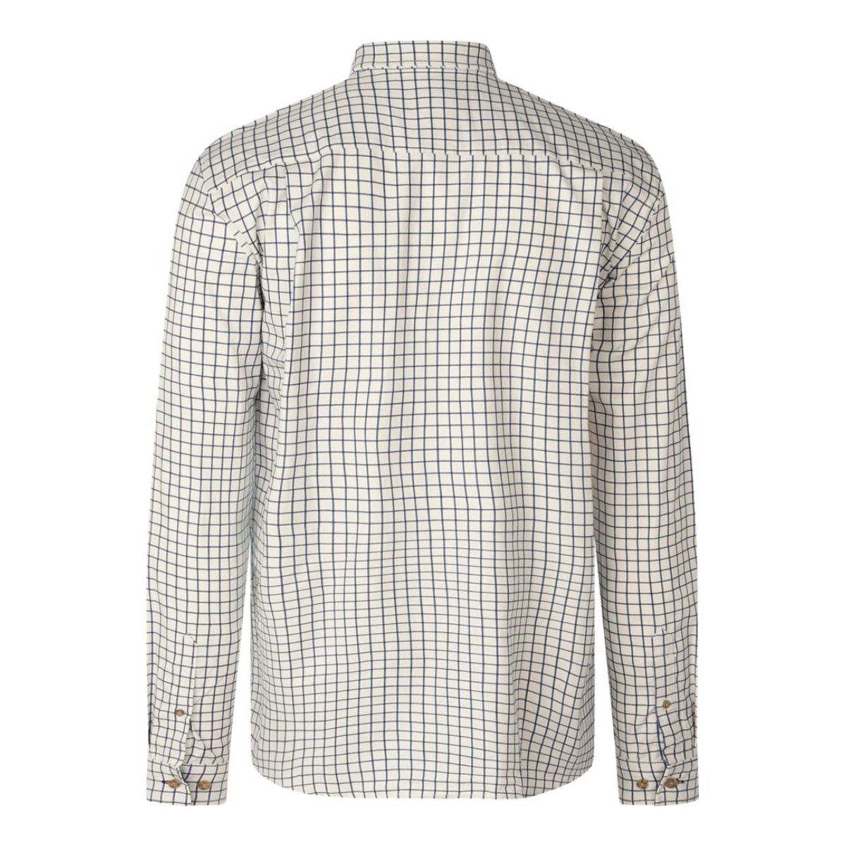Seeland Oxford Shooting Shirt- Dark Sapphire Check - Rear