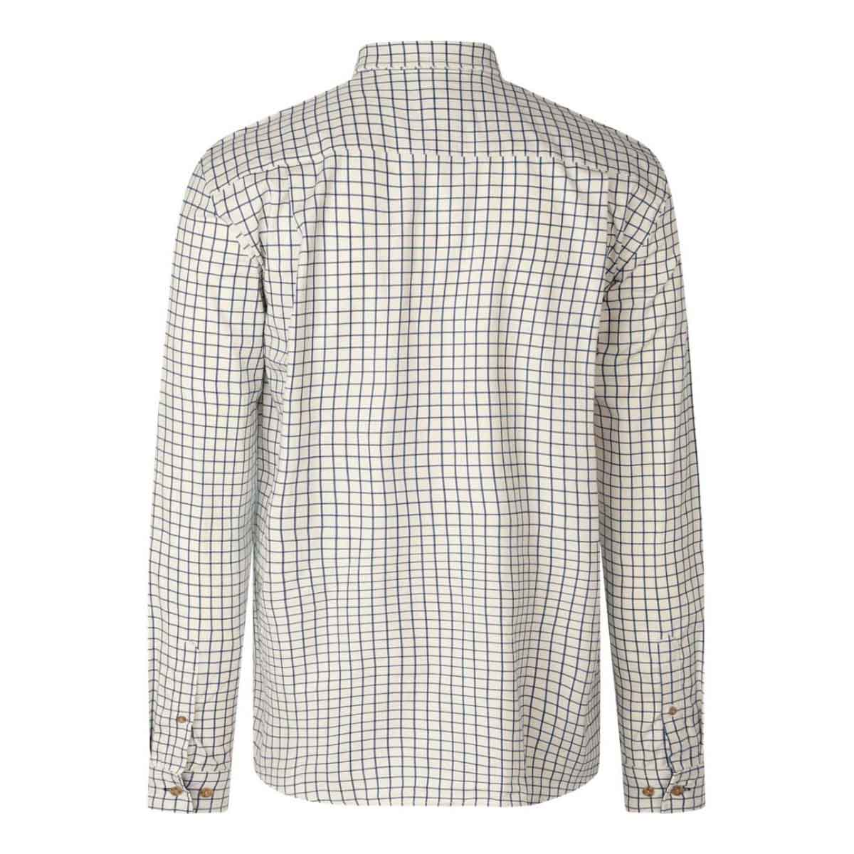 Seeland Oxford Shooting Shirt- Dark Sapphire Check  Rear