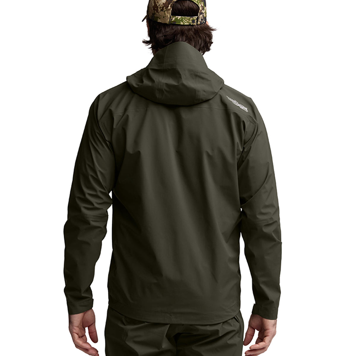 Sitka Dew Point Jacket - Deep Lichen - Rear
