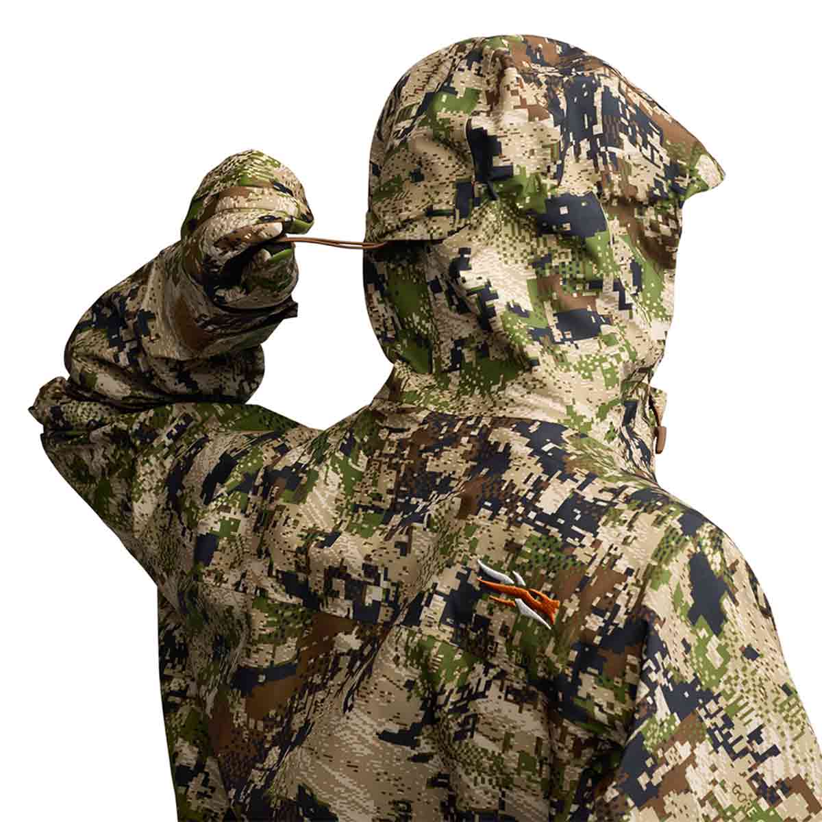 Sitka Dew Point Pro Optifade Subalpine Jacket - Hood