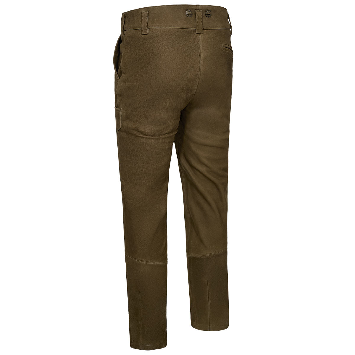 Deerhunter Strasbourg Leather Boot Trousers - Chocolate - Rear