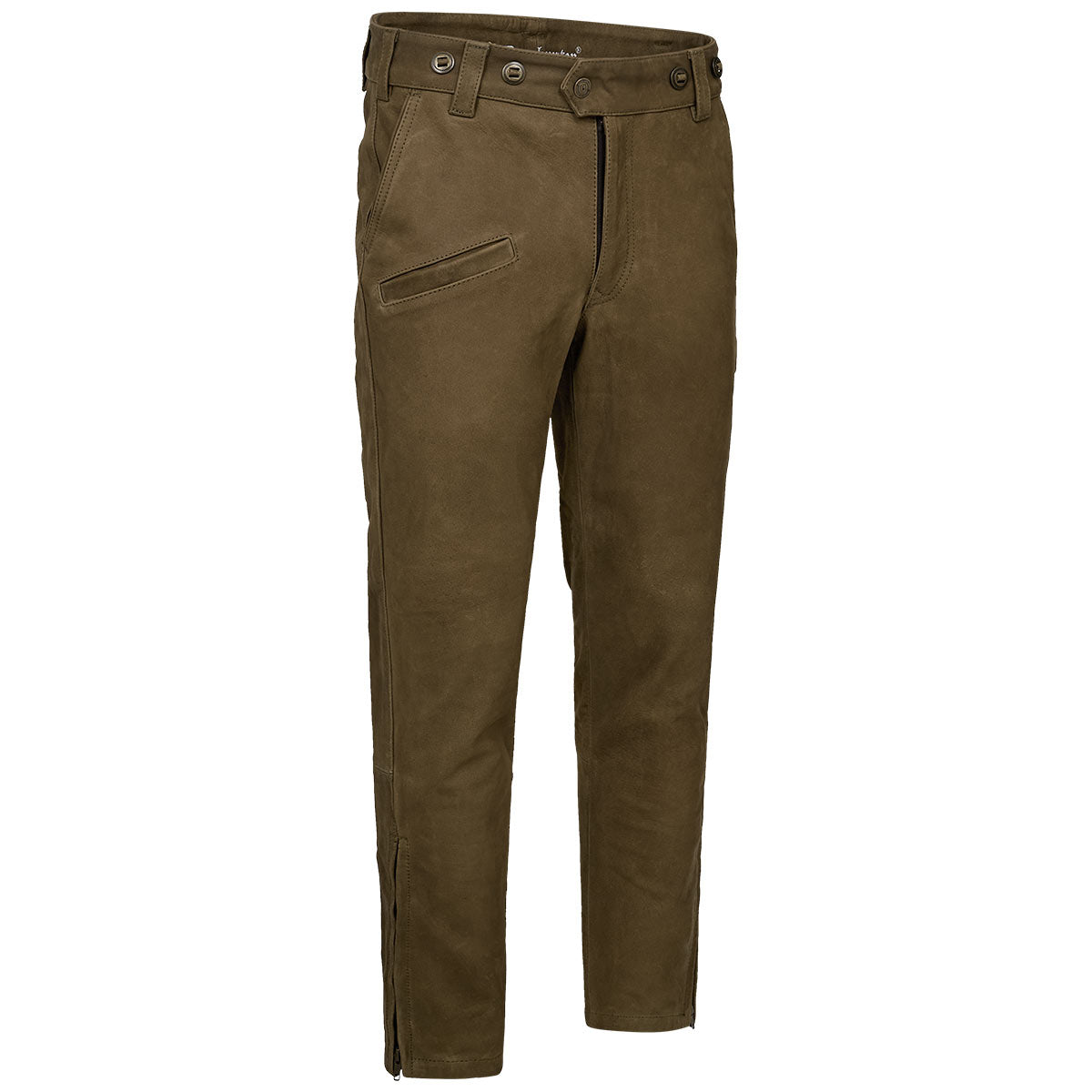 Deerhunter Strasbourg Leather Boot Trousers - Chocolate