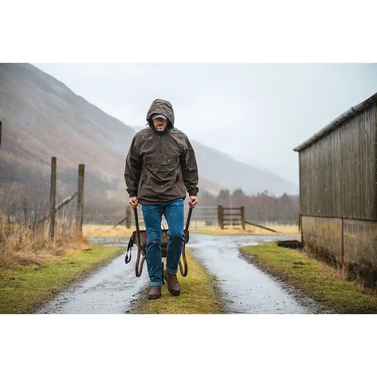 Hoggs of Fife Struther Waterproof Field Pro Smock Jacket - Worn By Model