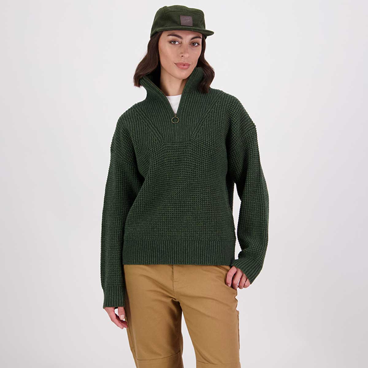 Swanndri Darlinghurst Women's Zip-Neck Jumper